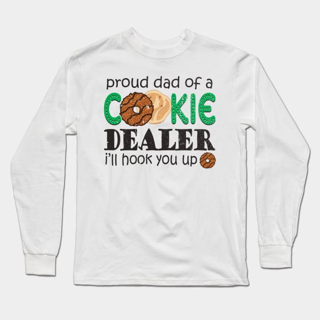 Proud Mom Of A Cookie Dealer Long Sleeve T-Shirt by Palette Harbor